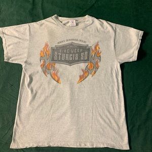 Vtg 2005 Sturgis Bike Week Graphic Tee Shirt